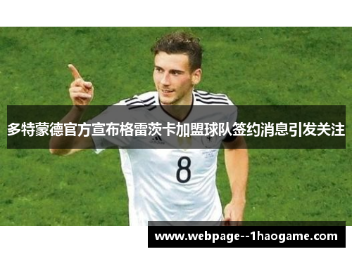 多特蒙德官方宣布格雷茨卡加盟球队签约消息引发关注